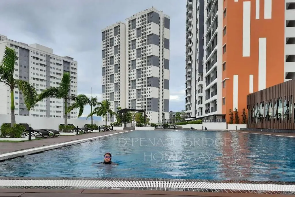 D\'Penang Bridge Homestay location